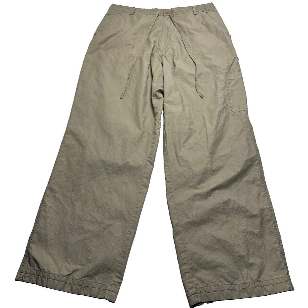 Vintage Wu-Wear Wide Leg Pants 32" Size XL Khaki Y2K